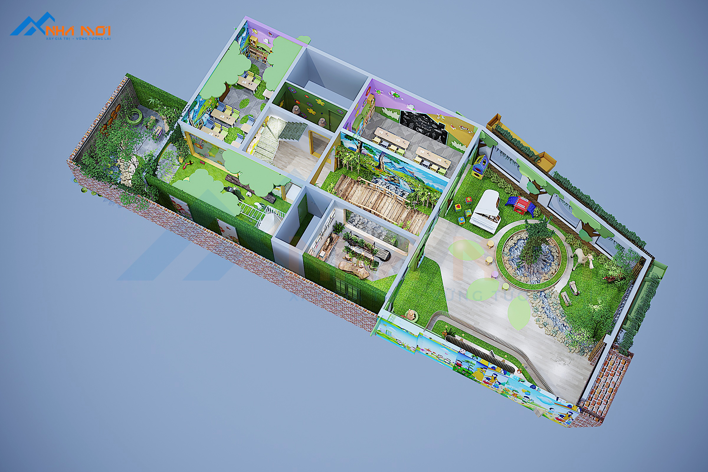 Thiết Kế Khu Vui Chơi Và Phòng Học Trẻ Em - Ảnh 5