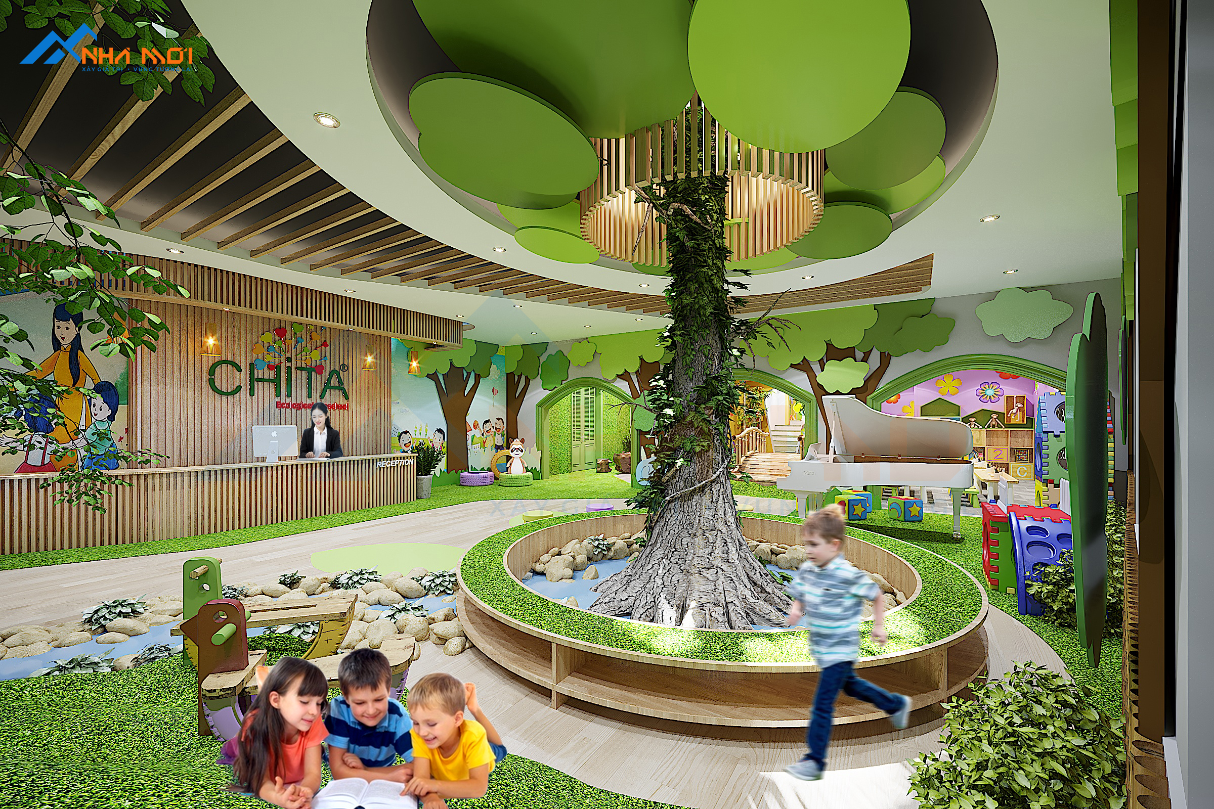 Thiết Kế Khu Vui Chơi Và Phòng Học Trẻ Em - Ảnh 6