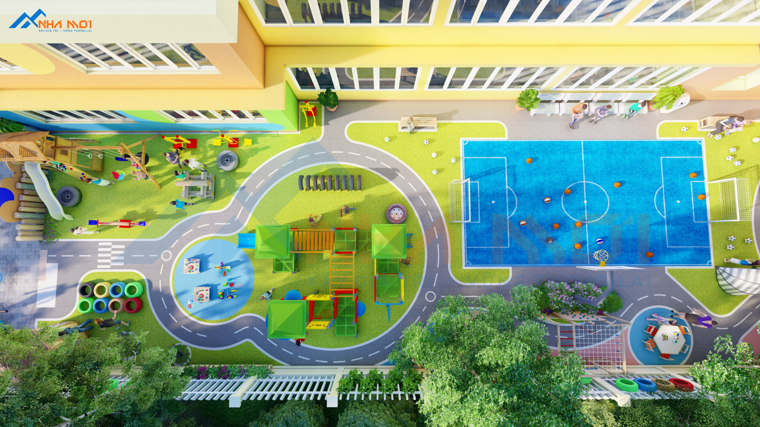 Thiết Kế Sân Chơi Trẻ Em - Ảnh 11