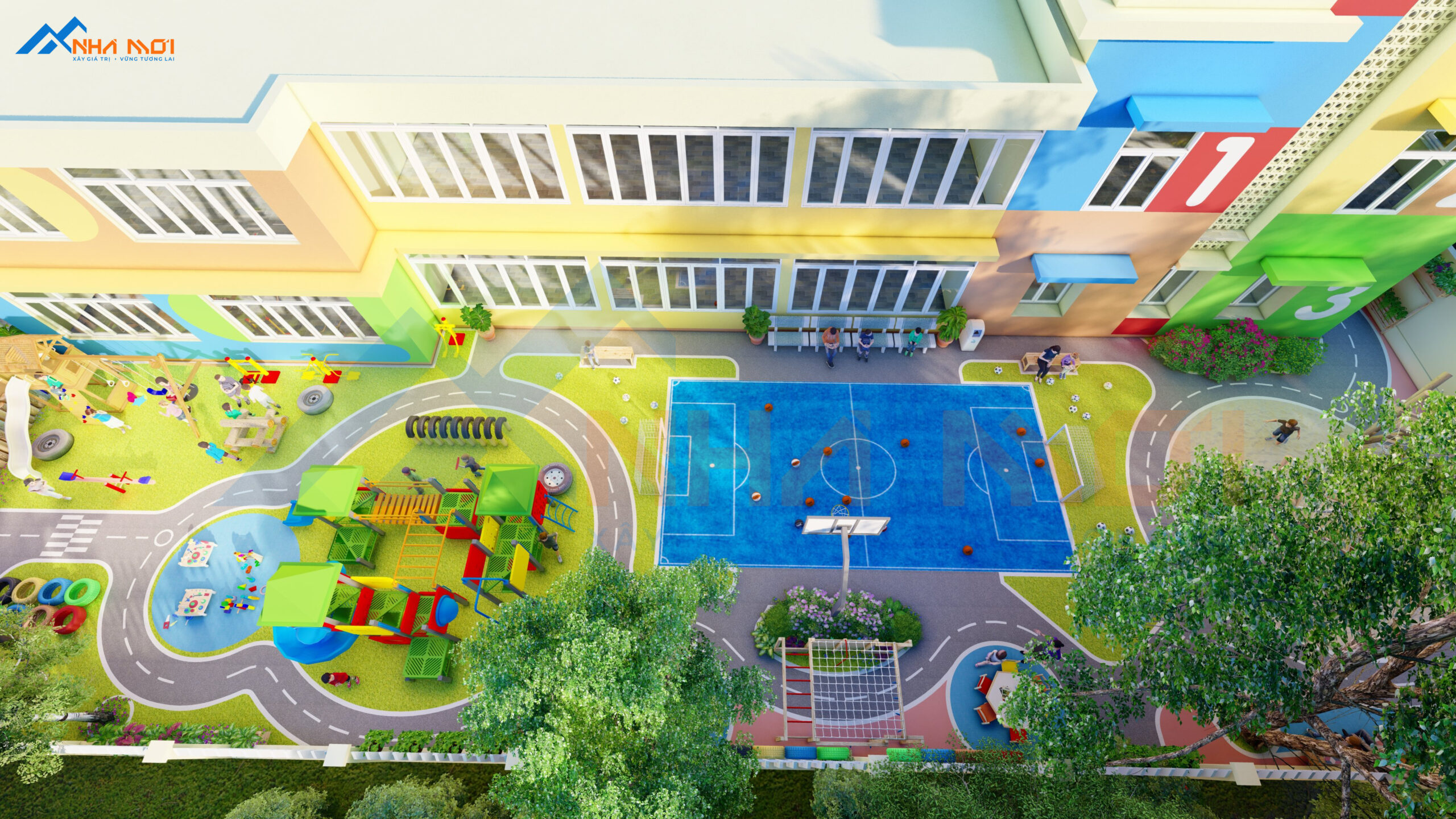 Thiết Kế Sân Chơi Trẻ Em - Ảnh 24