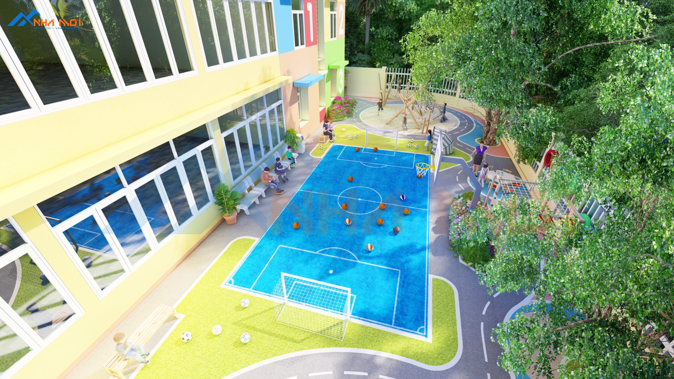 Thiết Kế Sân Chơi Trẻ Em - Ảnh 13