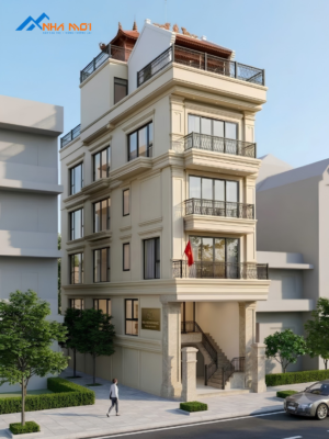 Nhà phố hiện đại 5 tầng 1 tum tại Ngọc Thụy, Long Biên - Thiết kế & xây nhà trọn gói - Ảnh 16