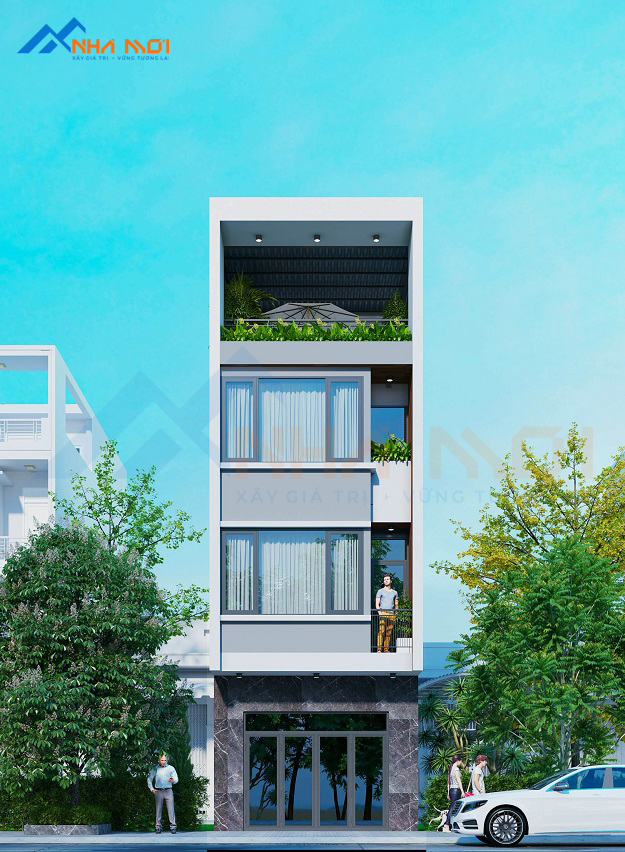 Mẫu Nhà Ống 2,5 Tầng Giá 1 tỷ 3