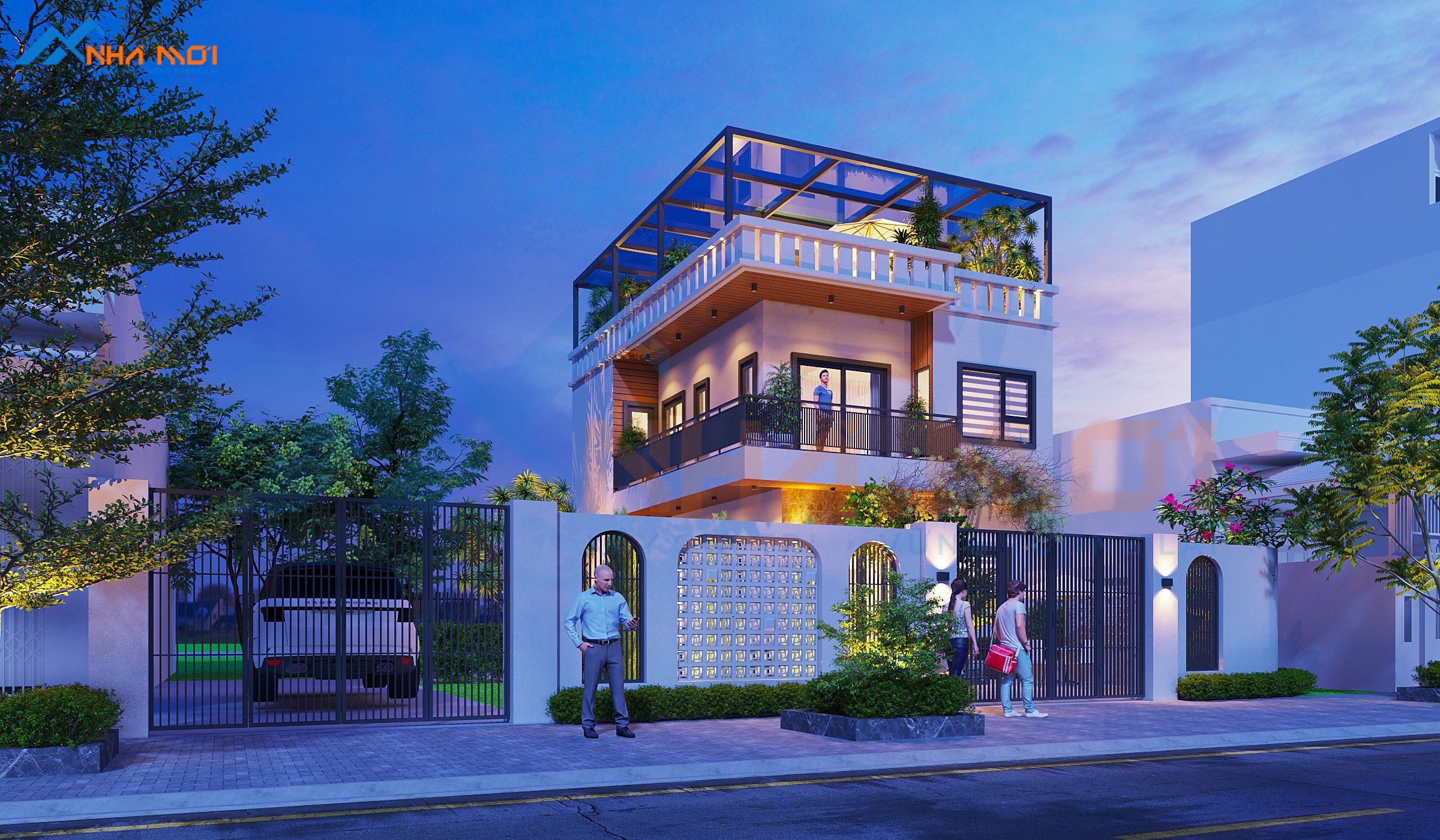 Mẫu Thiết Kế Kiến Trúc Nhà Chị Nhàn - Ảnh 6