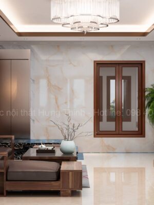 Nội Thất Bằng Gỗ Óc Chó Kết Hợp Với Gỗ Công Nghiệp - Ảnh 5