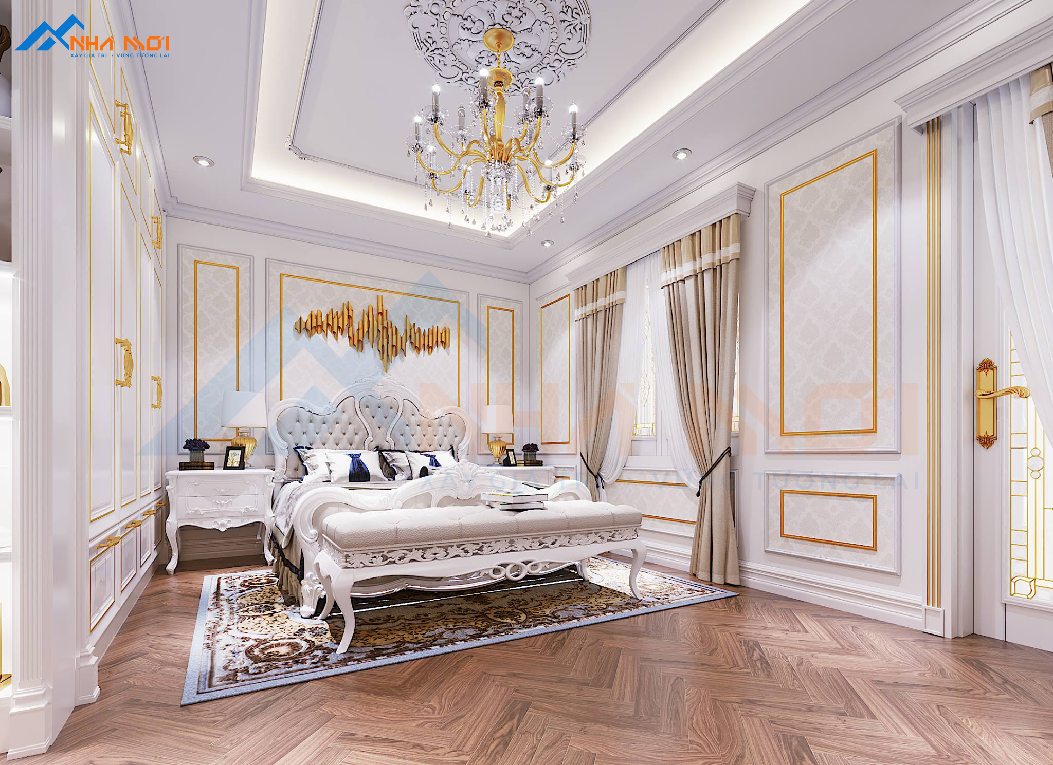 Thiết Kế Nội Thất Biệt Thự Tại Long Biên - Ảnh 22