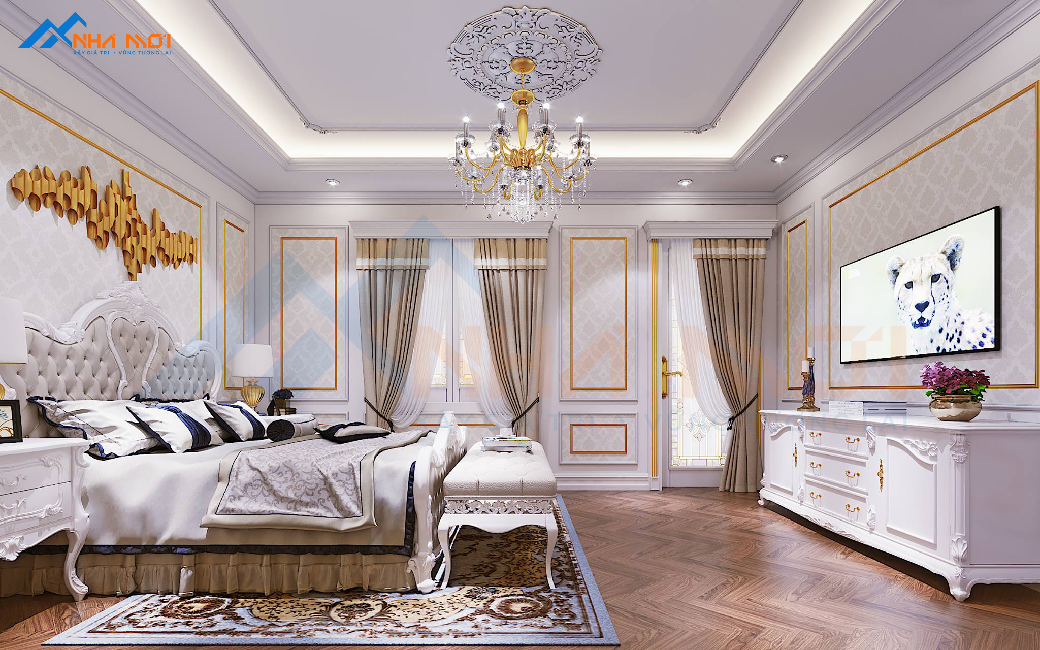 Thiết Kế Nội Thất Biệt Thự Tại Long Biên - Ảnh 3
