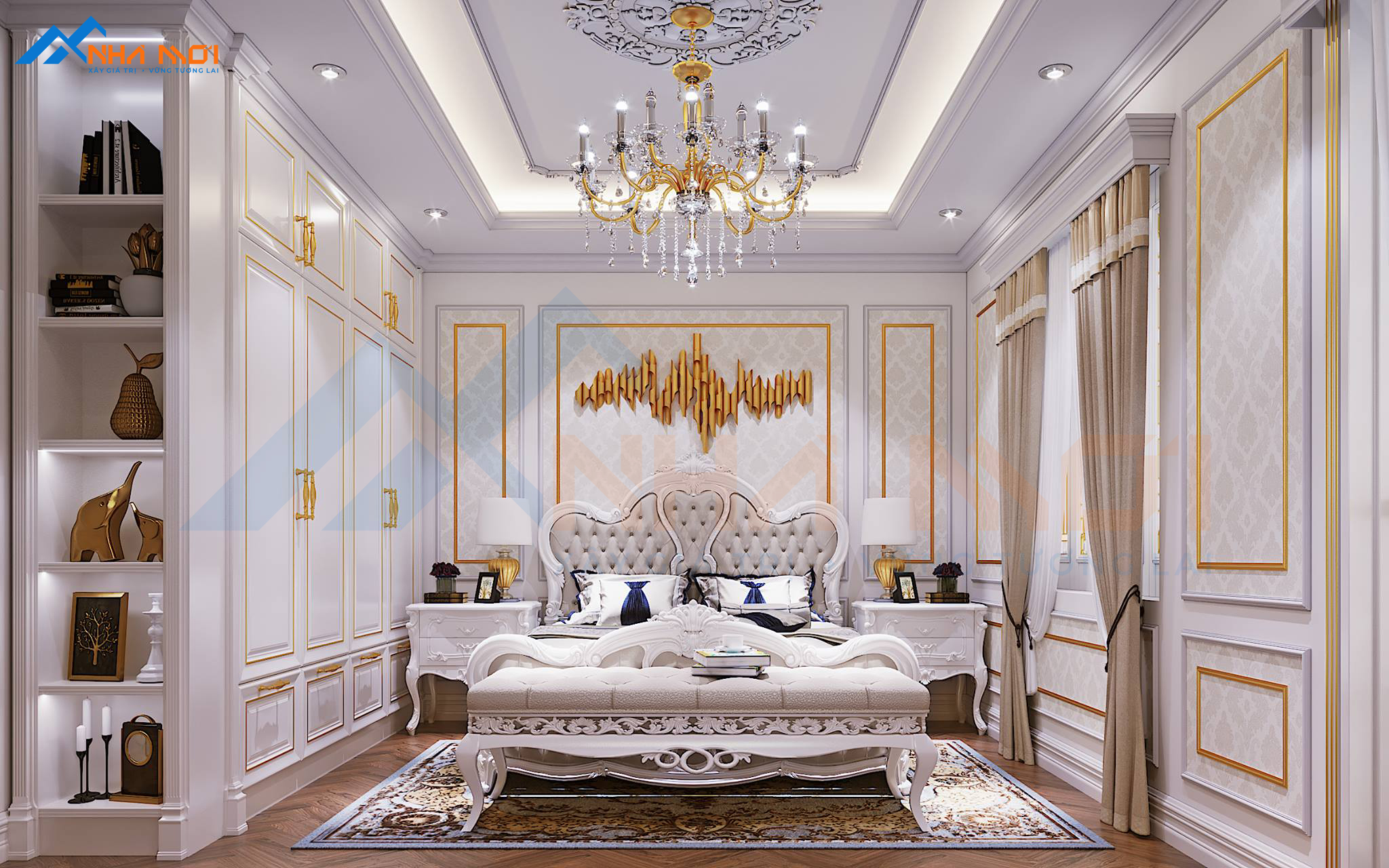 Thiết Kế Nội Thất Biệt Thự Tại Long Biên - Ảnh 11