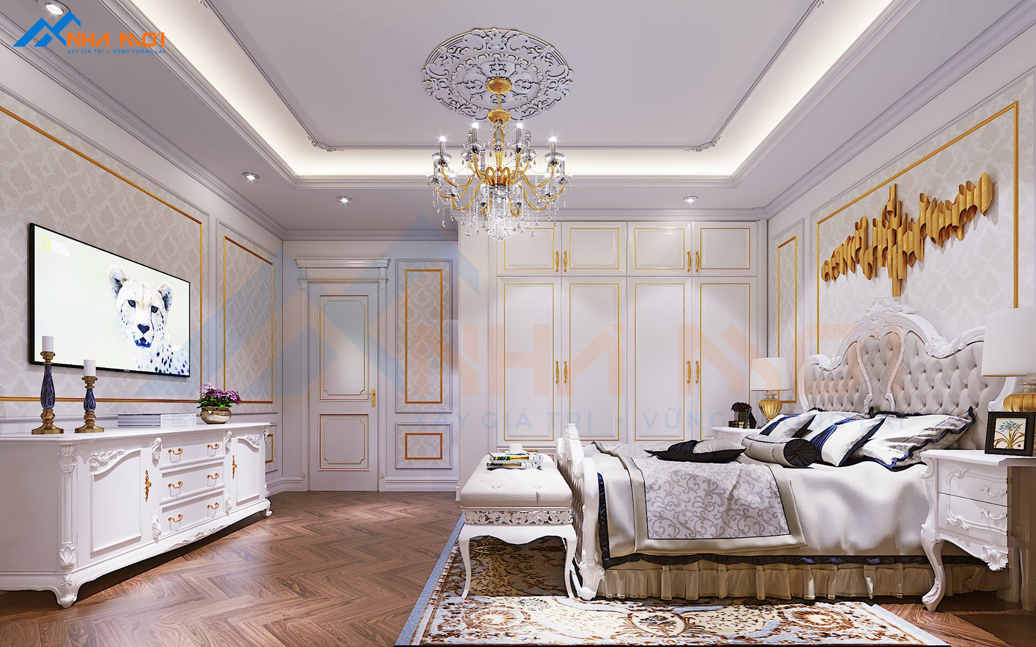 Thiết Kế Nội Thất Biệt Thự Tại Long Biên - Ảnh 14