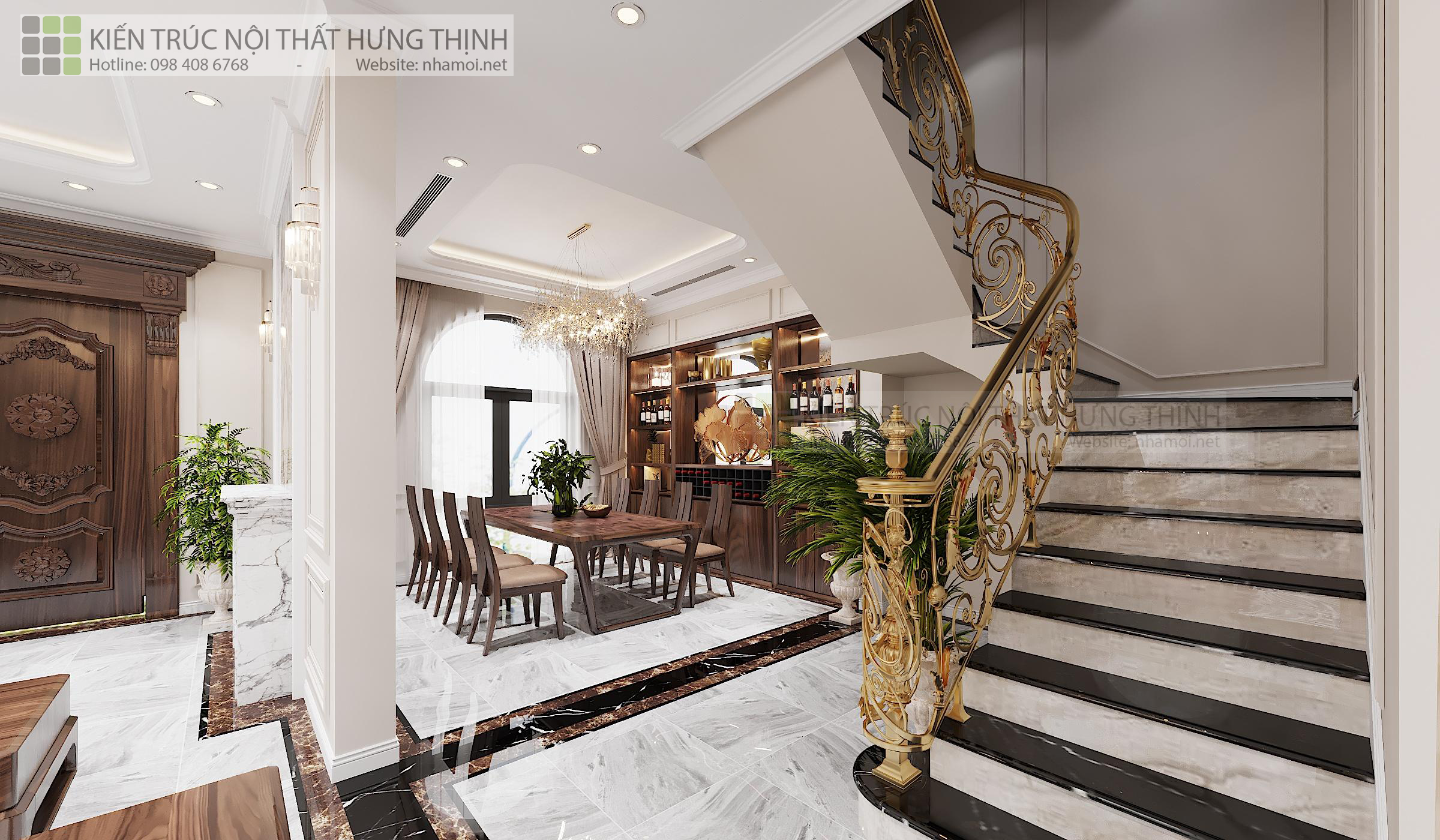 Dự Án Thiết Kế Nội Thất Biệt Thự Nhà Chú Giao - Ảnh 4