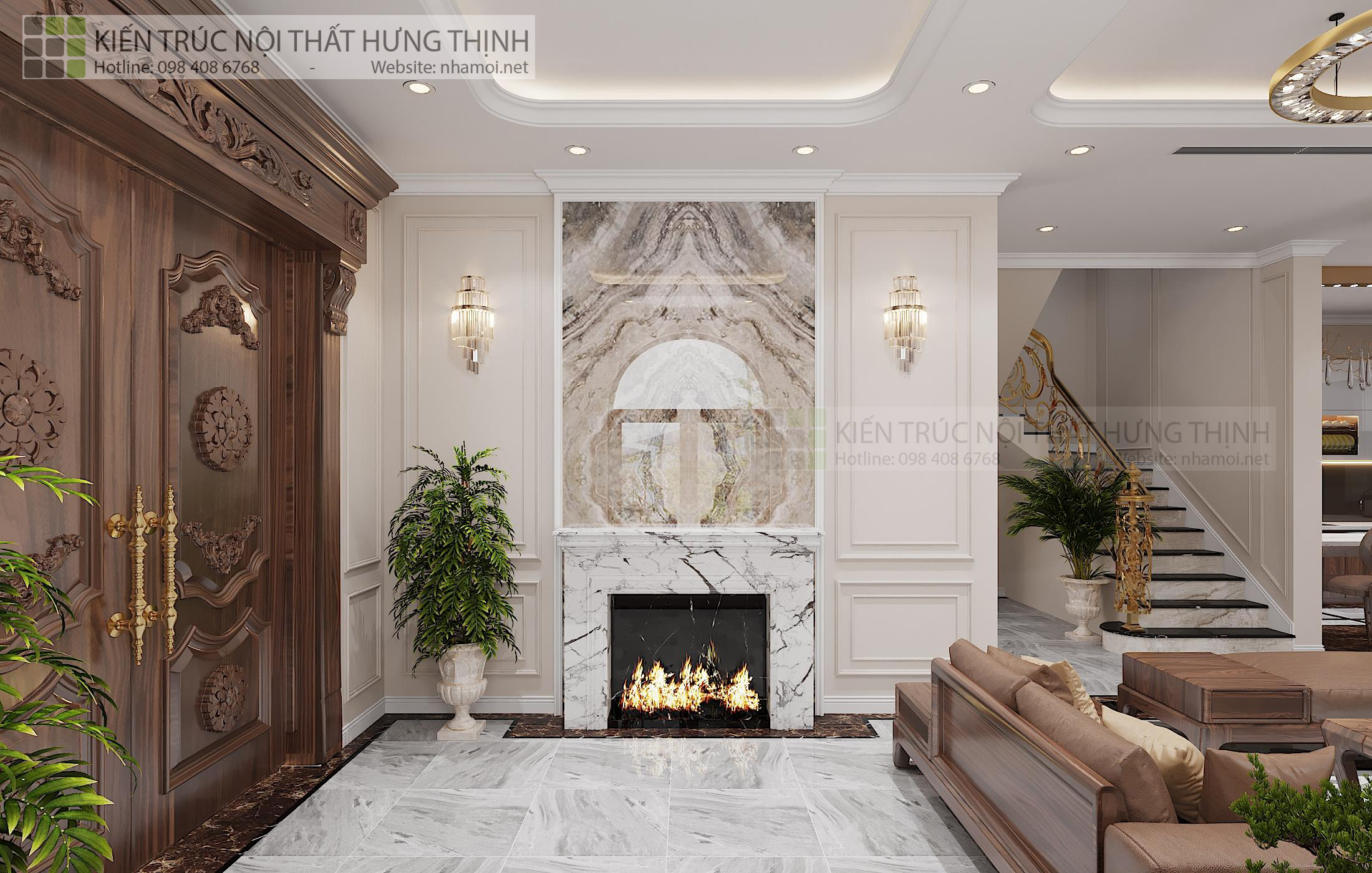 Dự Án Thiết Kế Nội Thất Biệt Thự Nhà Chú Giao - Ảnh 5