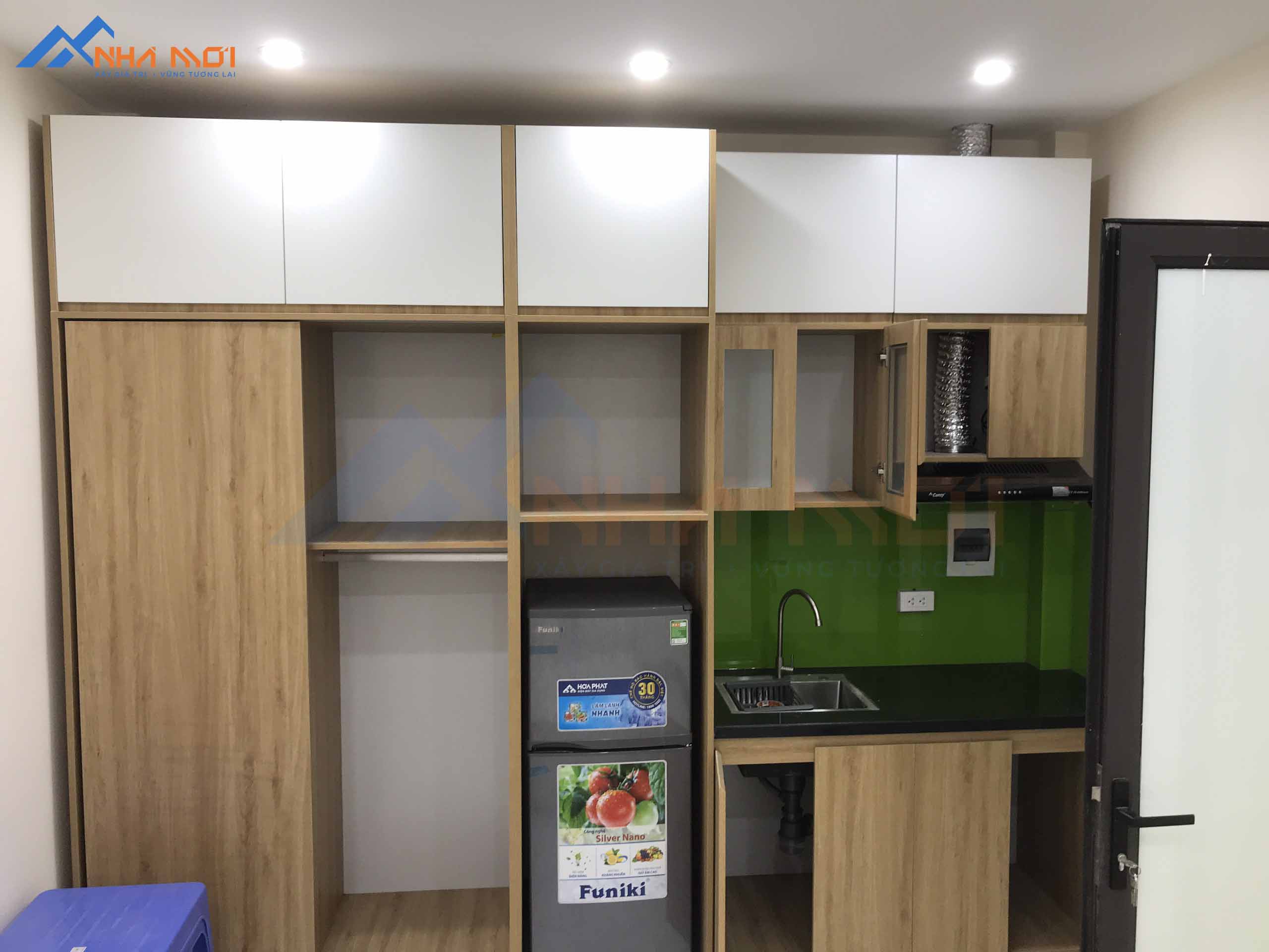 Mẫu Thiết Kế Và Thi Công Kiến Trúc, Nội Thất Căn Trung Cư Mini Tại Quan Nhân - Ảnh 9