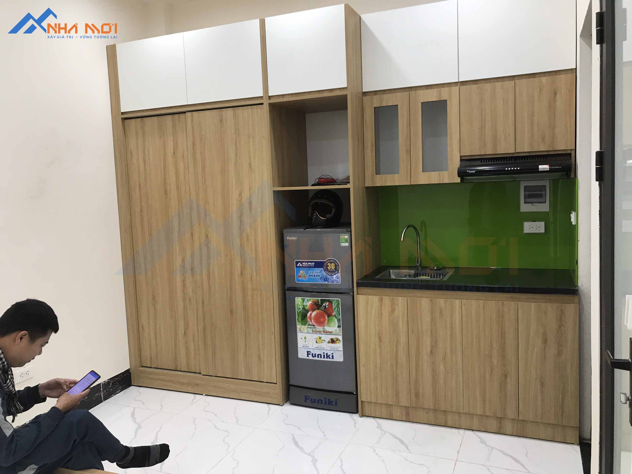 Mẫu Thiết Kế Và Thi Công Kiến Trúc, Nội Thất Căn Trung Cư Mini Tại Quan Nhân - Ảnh 12