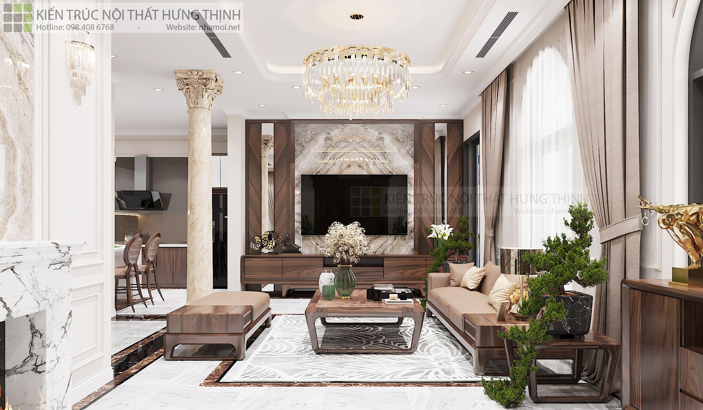 Dự Án Thiết Kế Nội Thất Biệt Thự Nhà Chú Giao - Ảnh 9
