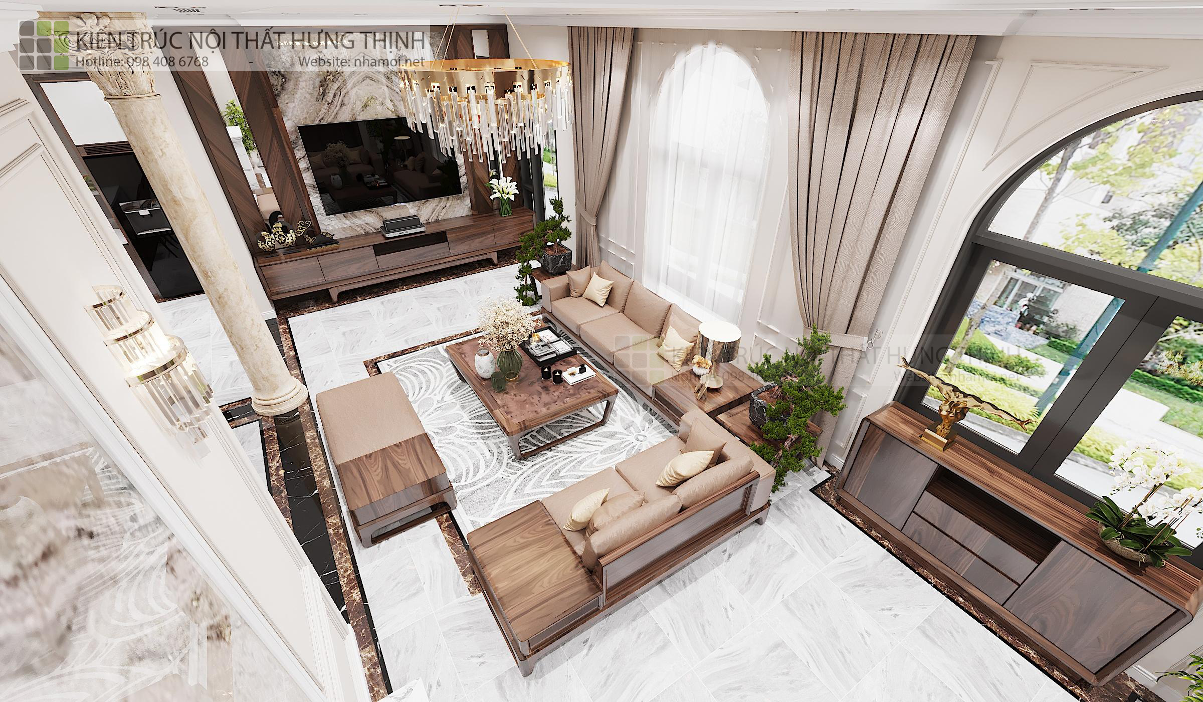 Dự Án Thiết Kế Nội Thất Biệt Thự Nhà Chú Giao