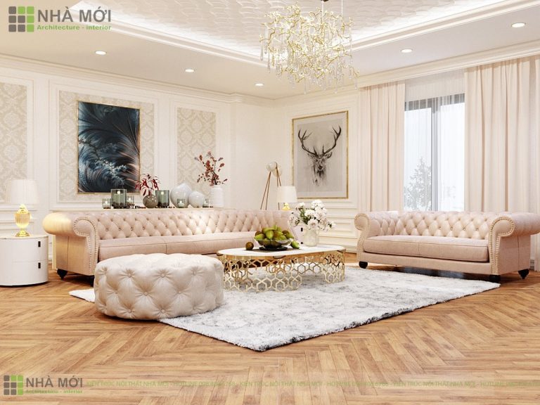 Thiết Kế Nội Thất Căn Hộ Khách Sạn Tân Cổ Điển - Ảnh 5