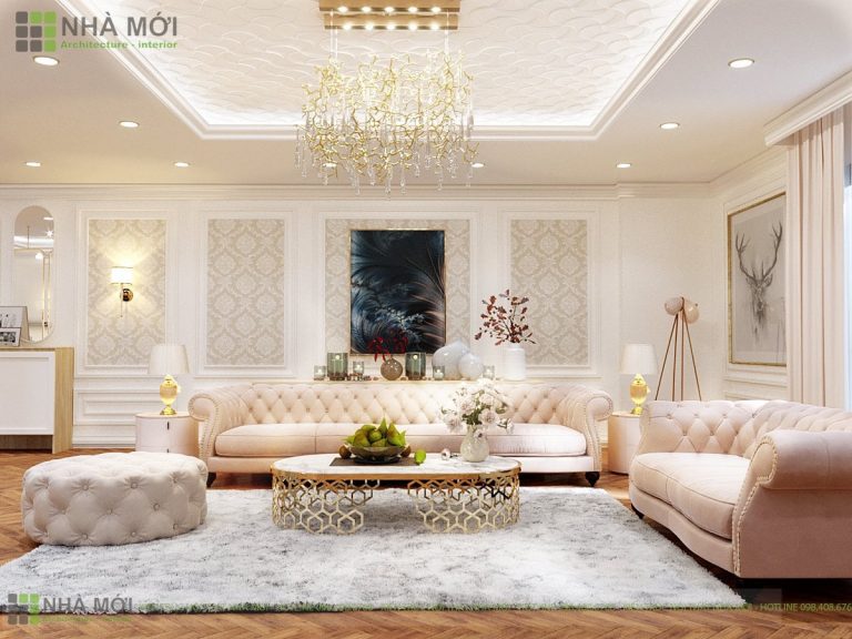 Thiết Kế Nội Thất Căn Hộ Khách Sạn Tân Cổ Điển