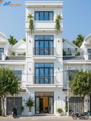 Thiết Kế Nhà Liền Kề 4 tầng phong cách hiện đại - Ảnh 3
