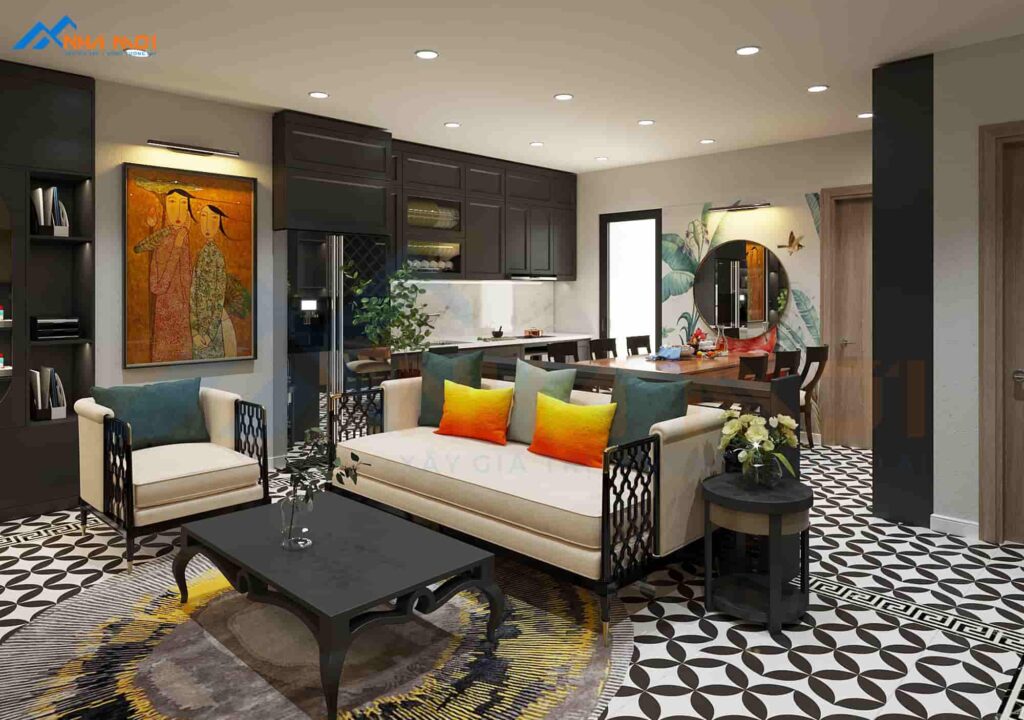 thiết kế nội thất phong cách indochine