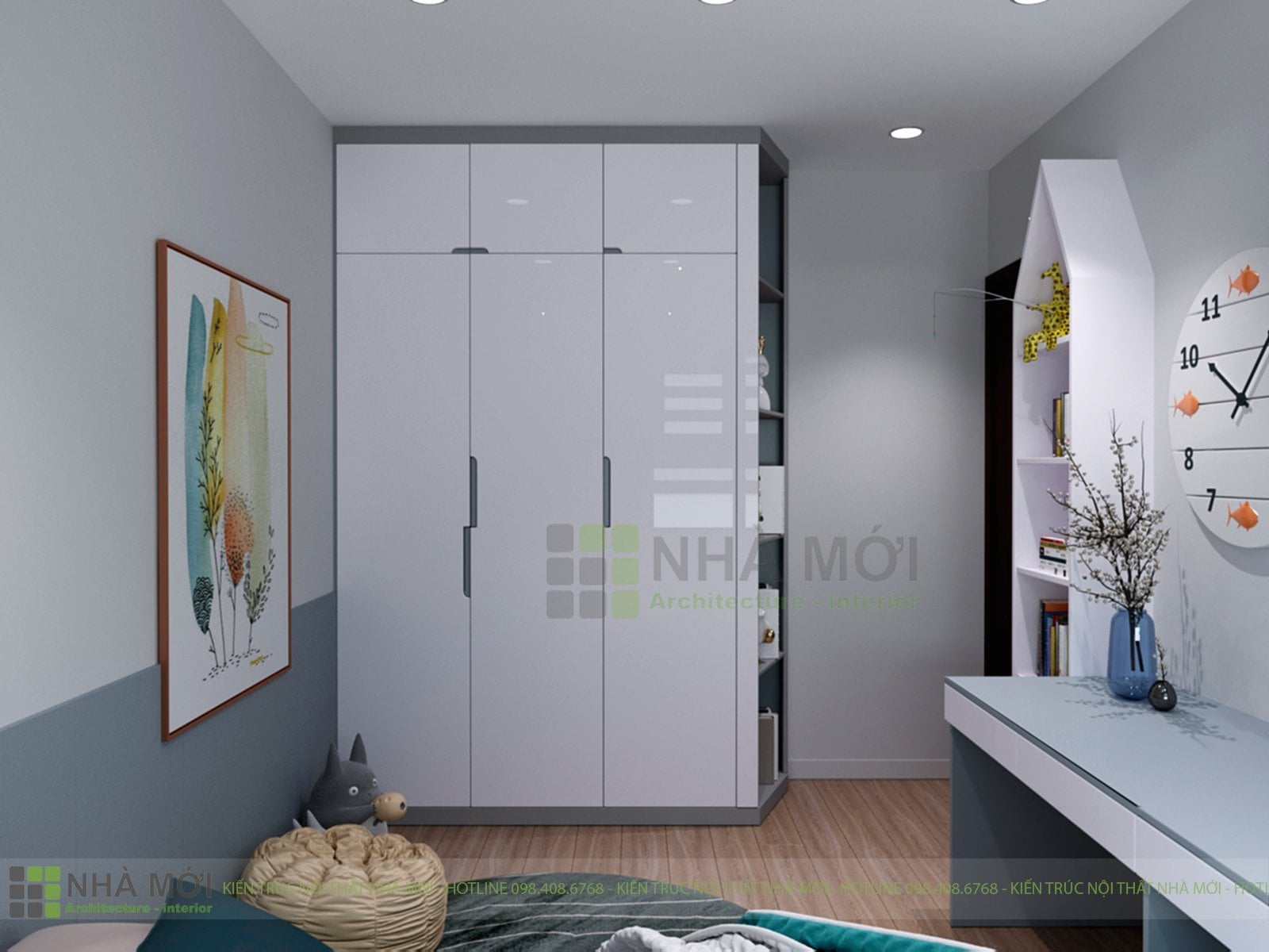 Thiết Kế Nội Thất Chung Cư Xuân Mai - Ảnh 4