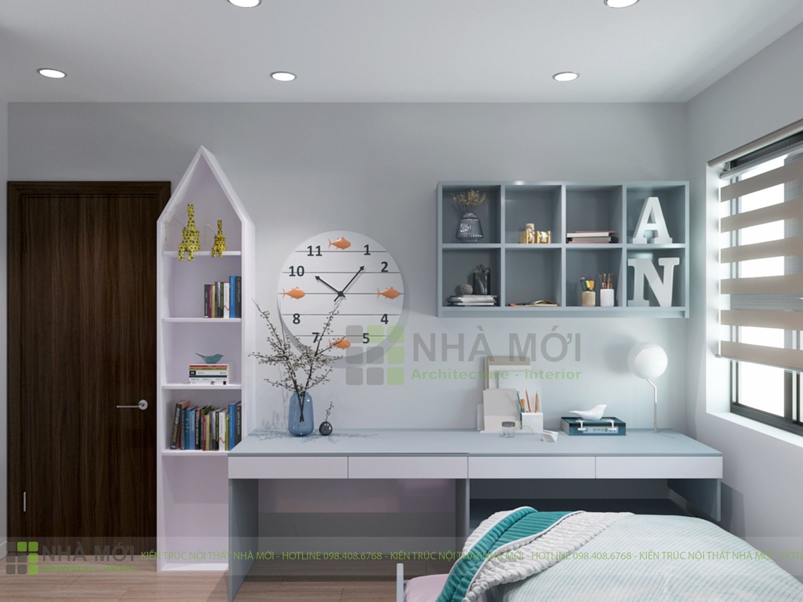 Thiết Kế Nội Thất Chung Cư Xuân Mai - Ảnh 9