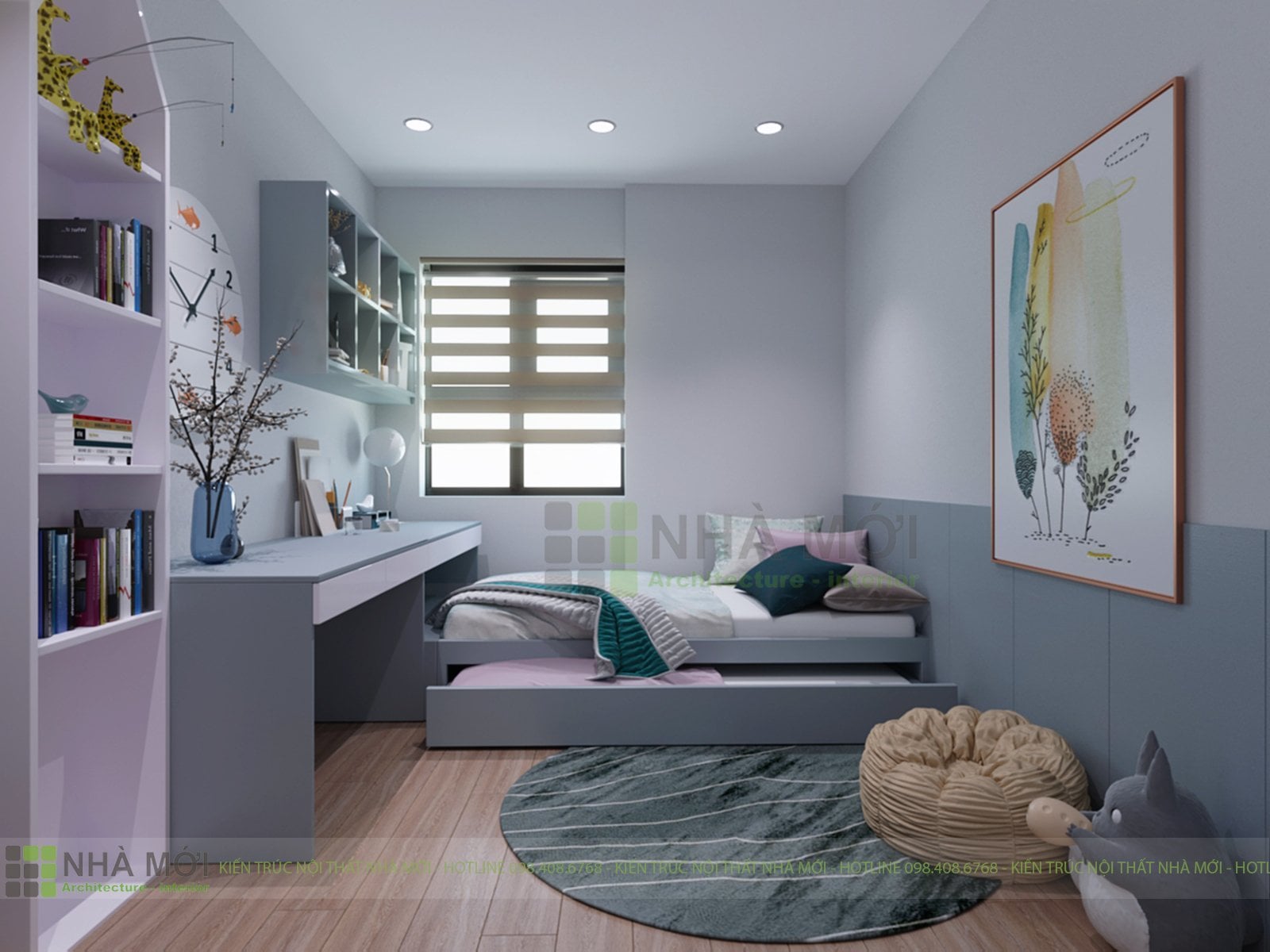 Thiết Kế Nội Thất Chung Cư Xuân Mai - Ảnh 10