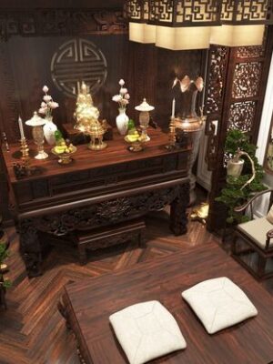 Mẫu Thiết Kế Nội Thất Phòng Thờ - Ảnh 3