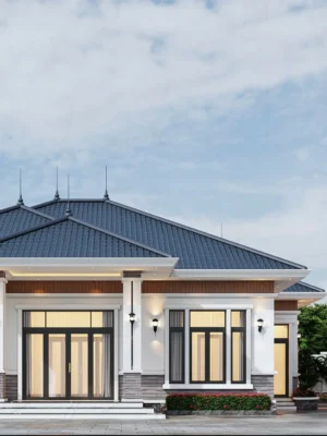 Nhà vườn mái nhật 1 tầng 150m2 - CĐT Anh Minh - Nga An, Nga Sơn, Thanh Hóa - Ảnh 9