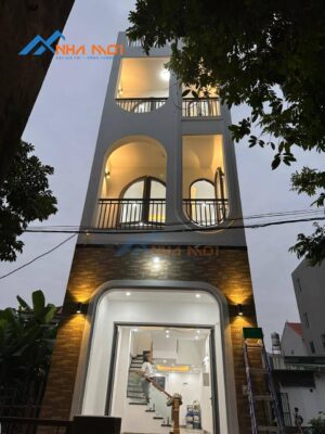 Thi Công Nhà Trọn Gói 3,3m x 14,4m 3 tầng 1 tum - CĐT Anh Mừng Đông Anh, Hà Nội