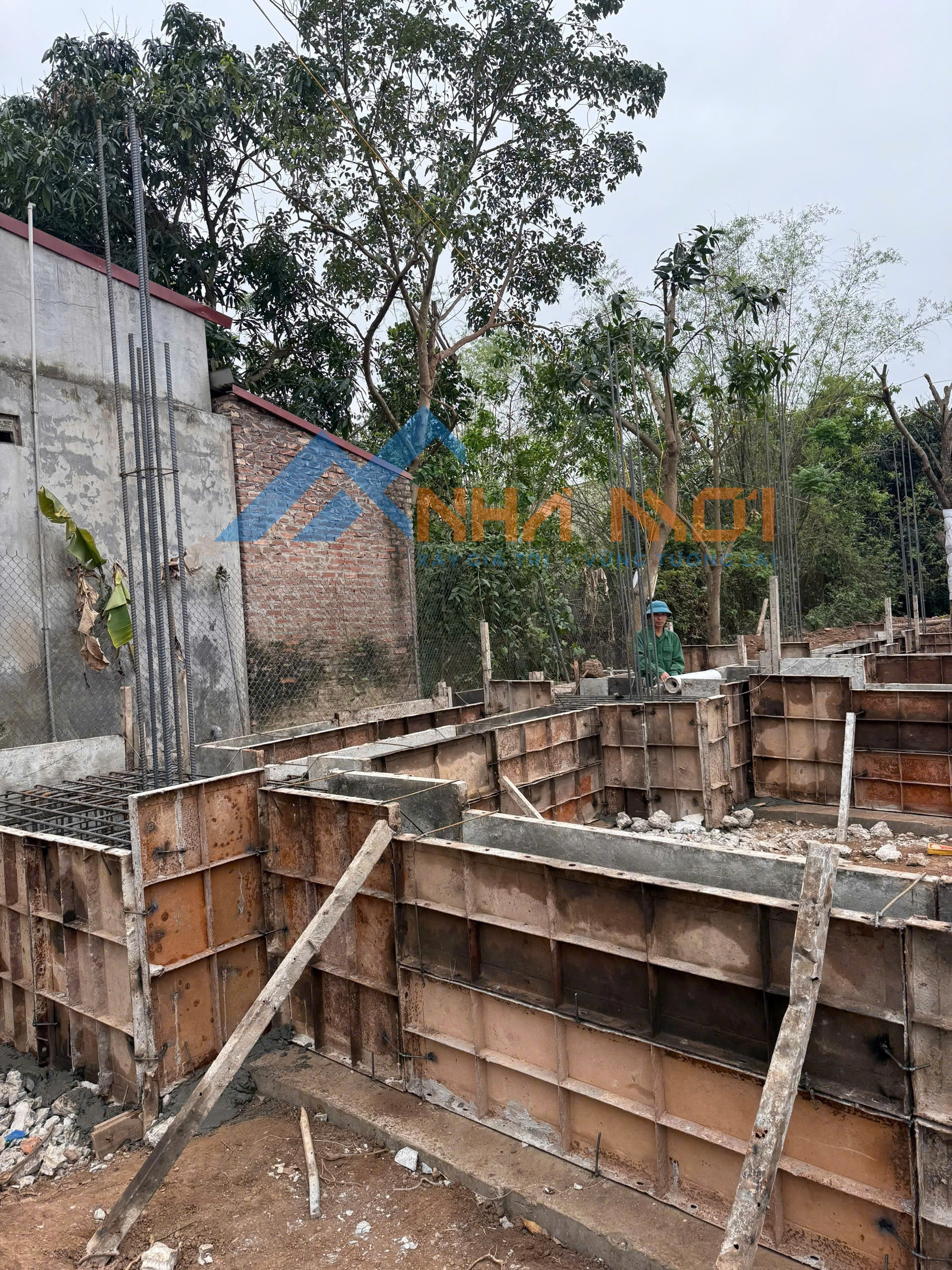 Biệt thự 2 tầng mái ngói truyền thống cách điệu - Anh Đức Vĩnh Phúc - Ảnh 23