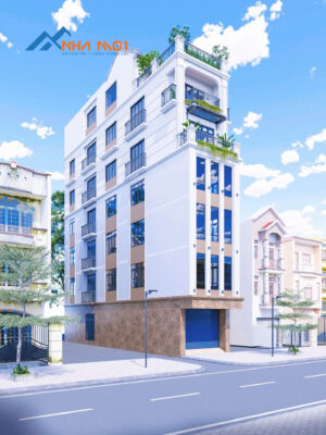 Alternative view of Xây nhà trọn gói chung cư mini 6 tầng 1 tum Nguyễn Khuyến