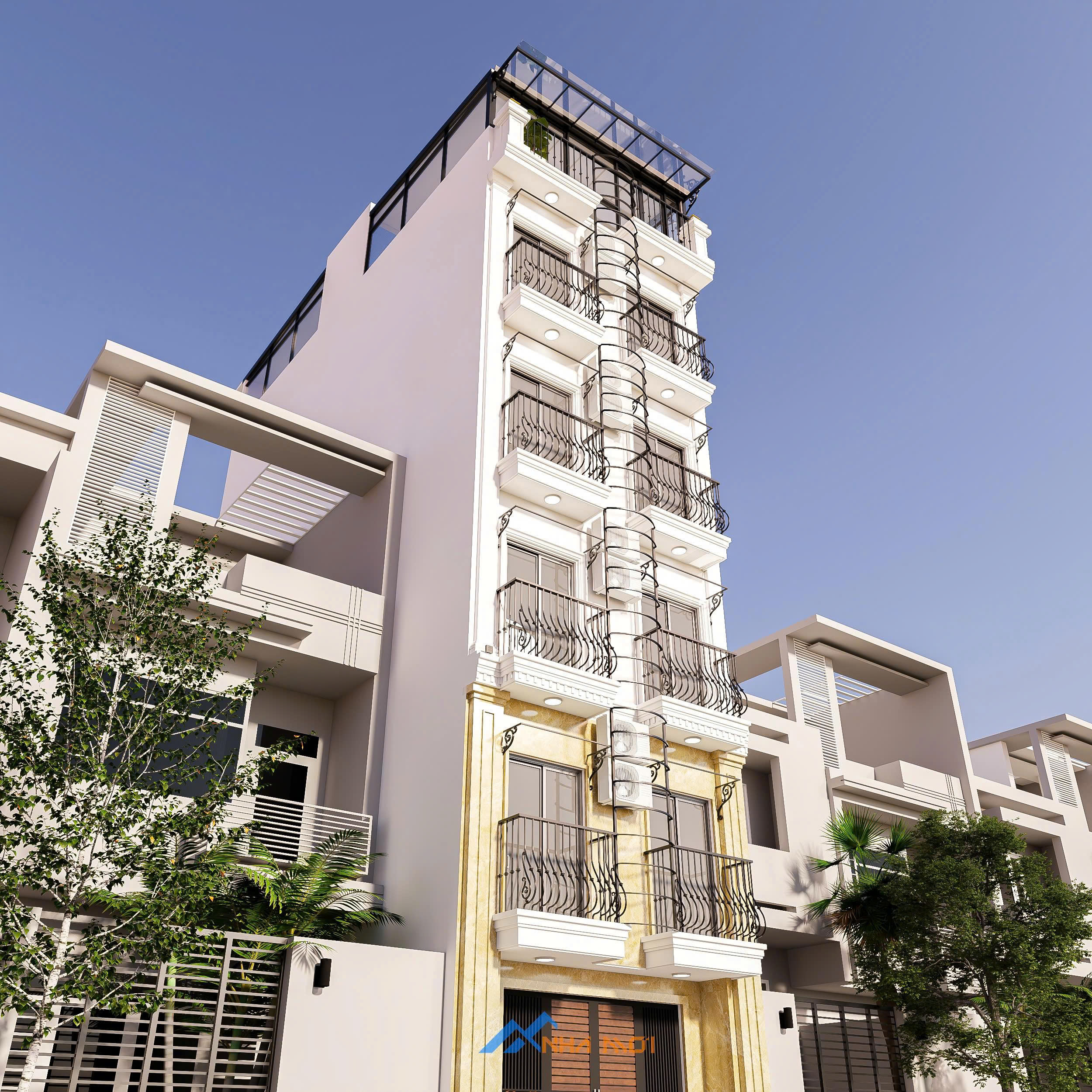 Nhà ở kết hợp kinh doanh 52m² 5 tầng tại Kim Ngưu | Thiết kế & xây trọn gói