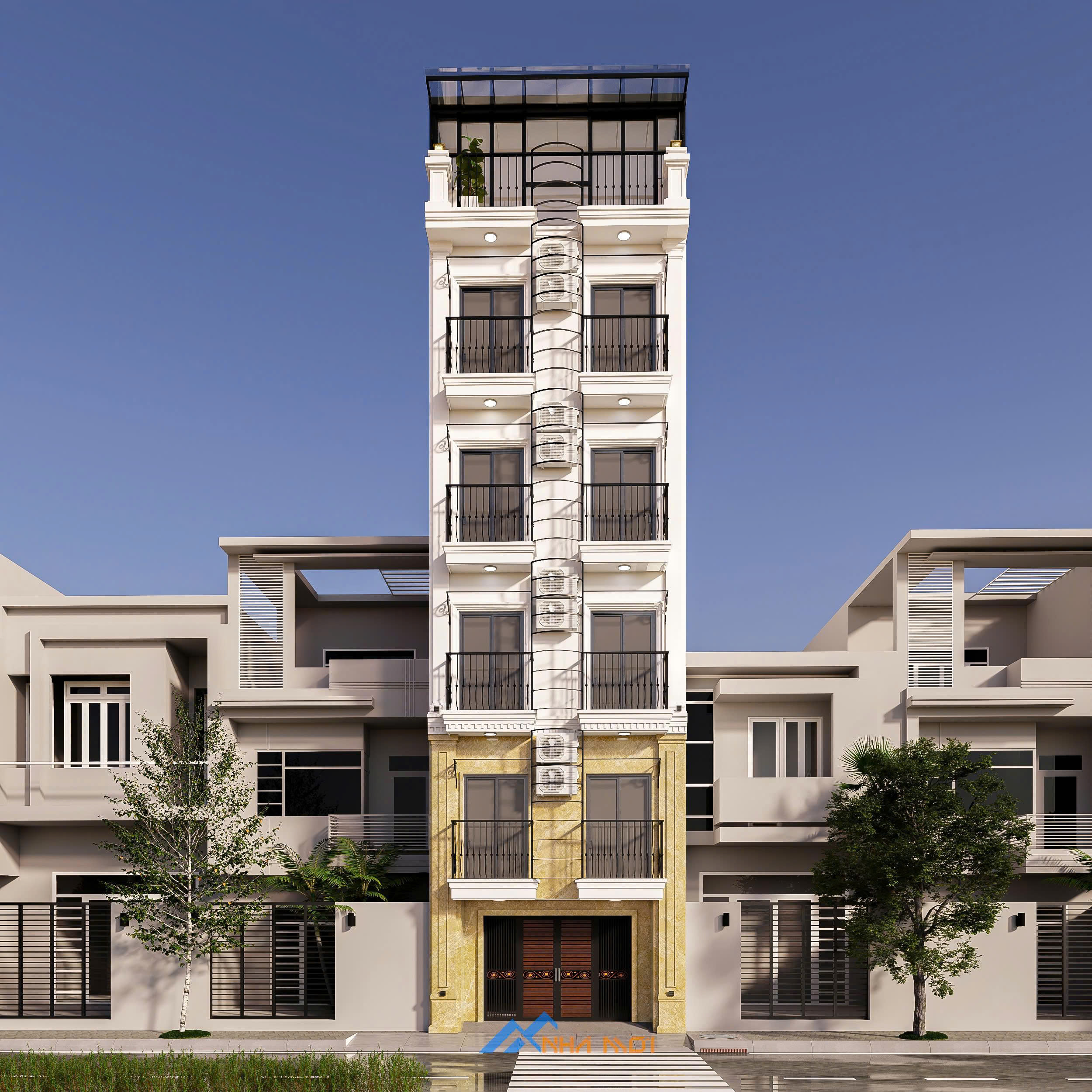 Nhà ở kết hợp kinh doanh 52m² 5 tầng tại Kim Ngưu | Thiết kế & xây trọn gói - Ảnh 2