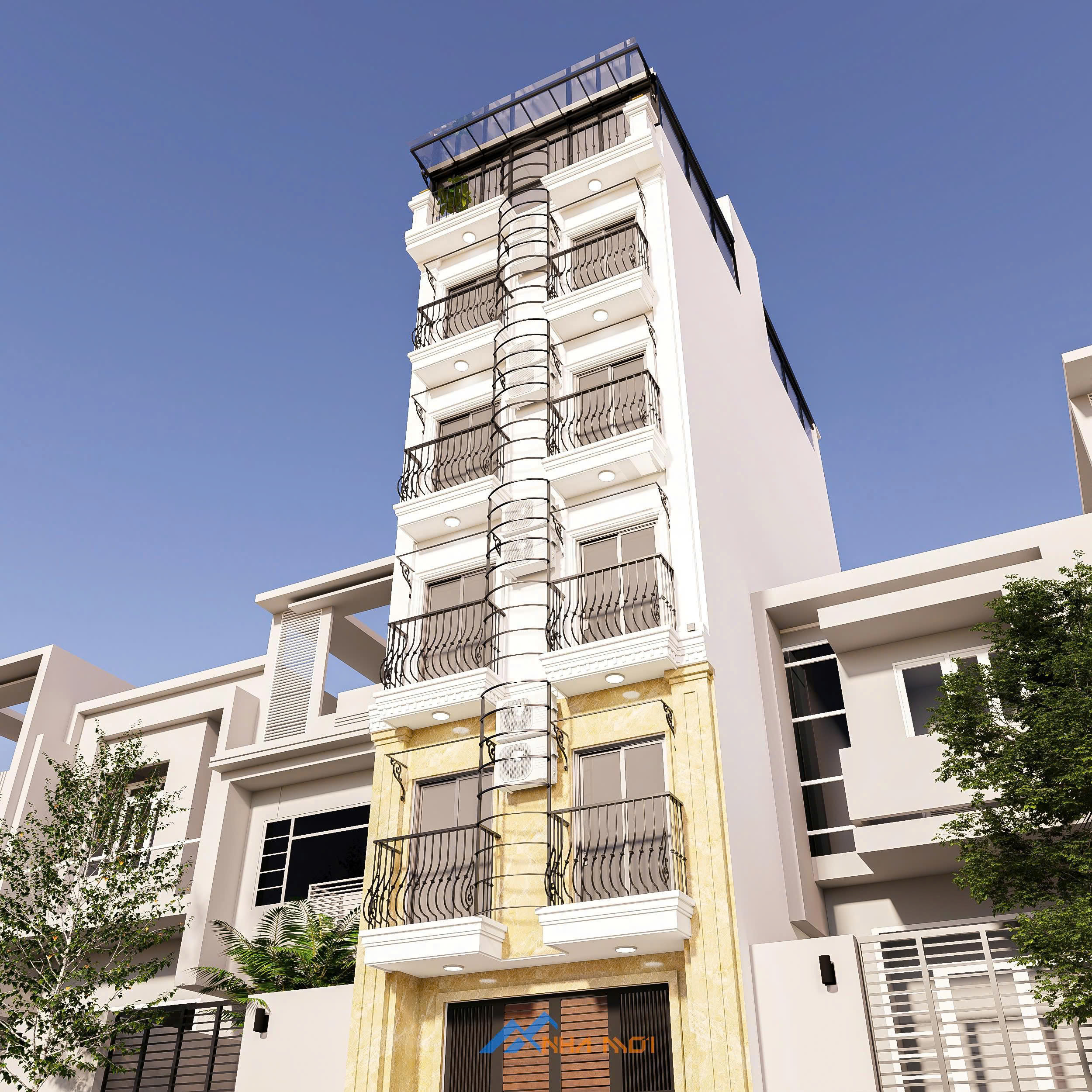 Nhà ở kết hợp kinh doanh 52m² 5 tầng tại Kim Ngưu | Thiết kế & xây trọn gói - Ảnh 3