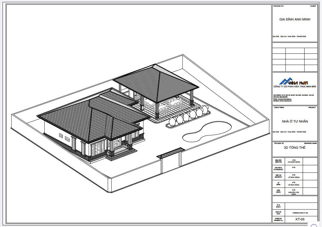 Nhà vườn mái nhật 1 tầng 150m2 - CĐT Anh Minh - Nga An, Nga Sơn, Thanh Hóa - Ảnh 3