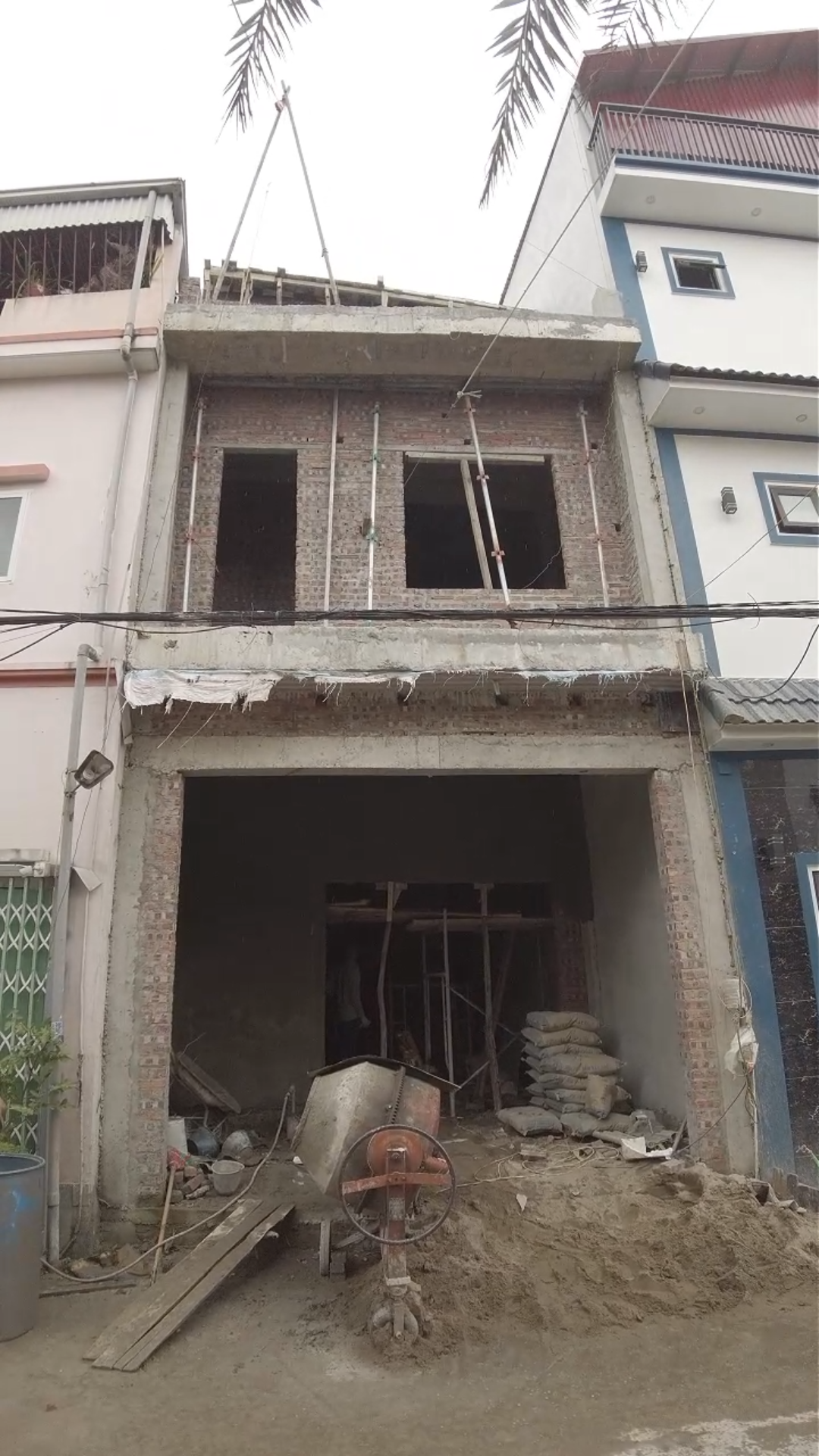 Thi Công Nhà Phố Sóc Sơn - Nhà Phố 2 Tầng 1 Tum 50m2 - Ảnh 5