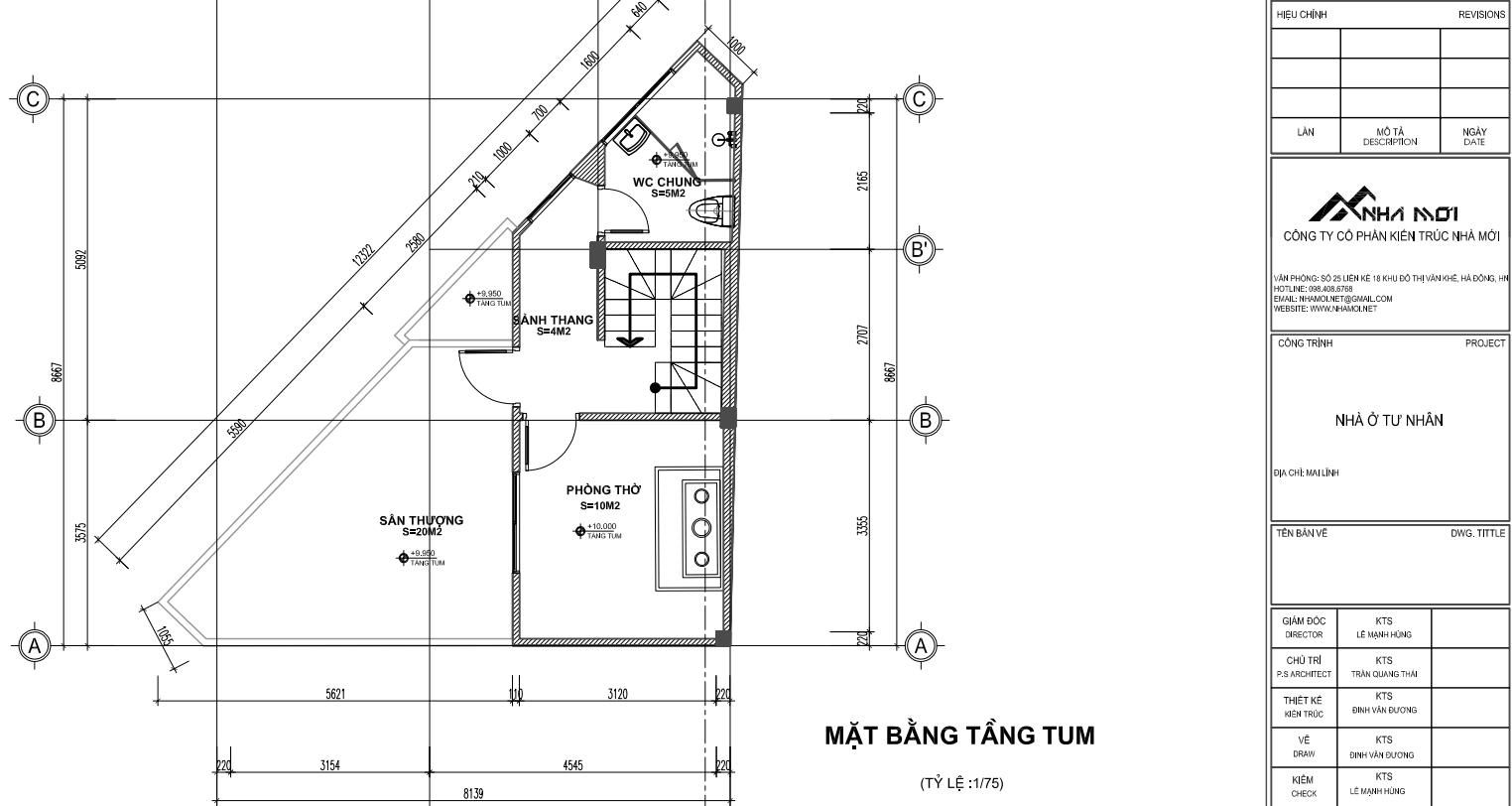 Mặt bằng công năng tầng 3 - Nhà 3 tầng 1 tum 37m2 Mặt bằng công năng tầng 3 - Nhà 3 tầng 1 tum 37m2