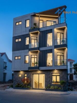 Alternative view of [Đang thi công] Nhà 3 Tầng 1 Tum 37m2 Đất Tam Giác Tại Mai Lĩnh