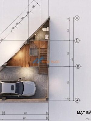 [Đang thi công] Nhà 3 Tầng 1 Tum 37m2 Đất Tam Giác Tại Mai Lĩnh - Ảnh 3