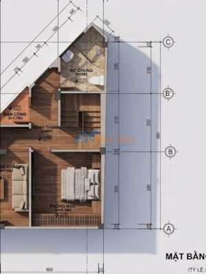 [Đang thi công] Nhà 3 Tầng 1 Tum 37m2 Đất Tam Giác Tại Mai Lĩnh - Ảnh 4