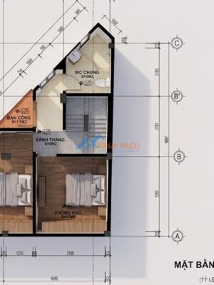 [Đang thi công] Nhà 3 Tầng 1 Tum 37m2 Đất Tam Giác Tại Mai Lĩnh - Ảnh 5