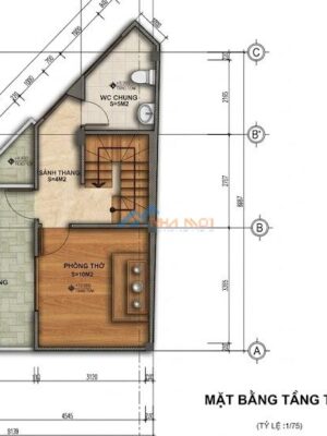 [Đang thi công] Nhà 3 Tầng 1 Tum 37m2 Đất Tam Giác Tại Mai Lĩnh - Ảnh 6